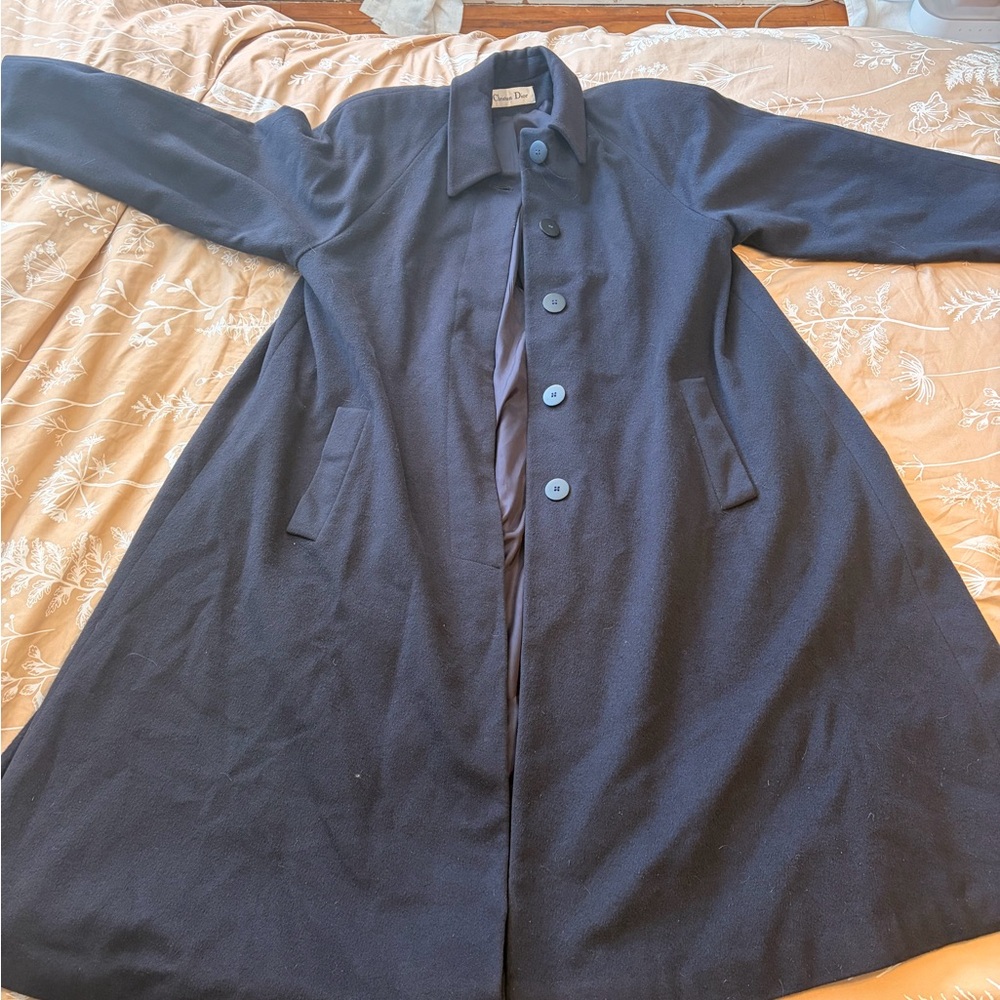 Dior Navy Trench Coat